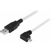 USB 2.0 to Micro USB-B 2m Gray