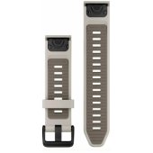 20mm QuickFit Silicone Strap Fog Gray/ Dark