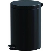 ALDA pedal trash garbage can black (ASOFT613A-05)