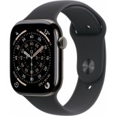 Watch Series 11 Cellular 46mm Slate Titanium / Black Sport Band - M/ L