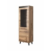 Cabinet NORD 60x38x182.5 cm Oak wotan/ anthracite