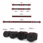 Barbells-Strap 2in1 SGP40 HMS 40kg.