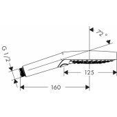 Axor ShowerSolutions 120 3jet (AX26050000) Chrome