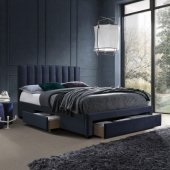 GRACE with mattress HARMONY DUO 160x200cm Blue