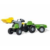 Rolly Toys Traktor Rolly zielony z łyżką i przyczepą 023134 (5023134)