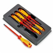 KNIPEX screwdriver set 00 20 12 V01 VDE (red/ yellow, 6 pieces)