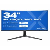 JAPANNEXT JN-IPS340UWQHD60C-C65W-HS-W 34" IPS 21:9 Curved