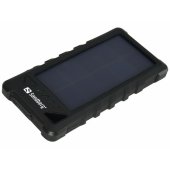 "Outdoor Solar Powerbank 16000" Black
