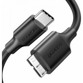 Micro USB-B 3.0 to USB-C 1m Black