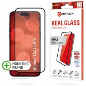 "Real 3D Screen Glass Phone 15/ 15 Pro" Black