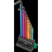 Wera 950/ 9 Hex-Plus Multicolour 3 L-key set, 9 pieces, screwdriver (wi