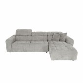 Corner sofa BELISMA RC, grey