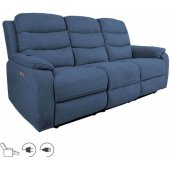Sofa-recliner MIMI 3-seater electric Blue
