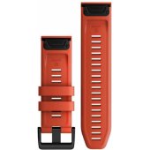 QuickFit 26mm Silicone Watch Band Flame Red