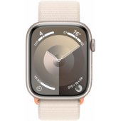 Watch Series 9 Cellular 45mm Starlight/ Starlight Sport Loop
