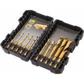 Dewalt HSS hex drill bit 4.5 4 5 3 3.5 6 3.2 10 12 8mm 10pcs. (