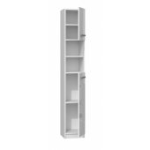 Topeshop Szafka łazienkowa Marbela 32cm biały połysk