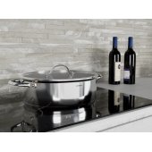1609 Pan With Glass Lid - New Era 24cm