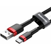 Cafule USB-C QC 3.0 3m Black