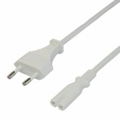 Power cable CEE 7/ 16 - C7 1.5m white