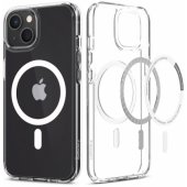 "Ultra Hybrid Mag Silicone Case iPhone 13" Transparent