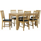 CHICAGO Table 140x90cm and 6 Chairs K84029