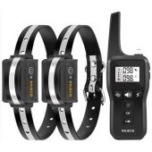 PD529 1000m Dog Training Collar with 2 Collars black