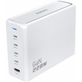A228EU GaN 1x USB-A 4x USB-C PD 228W White