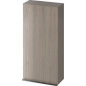 Cersanit S522-038 VIRGO 40 HANGING CABINET GREY HANDLE BLACK ZMONT. / /
