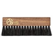 VINYL-BRUSH, OAK WOOD AND GOAT HAIR, NATURAL Brown