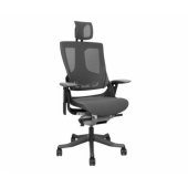 Task chair WAU with wide backrest, grey
