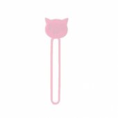 Silicone cable reel pink