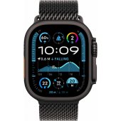 Watch Ultra 2 (2024) 49mm Black Titanium/ Titanium Milanese - L