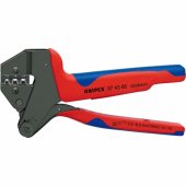 KNIPEX Crimping system pliers 97 43 66 EVO, crimping pliers (red/ blue,