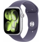 Watch Series 11 46mm Silver / Purple Fog Sport Band - M/ L
