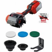 Einhell cordless surface brush PICOBELLA 18/ 90, weed remover (red/ blac