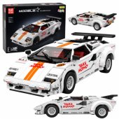 RC-Ferngesteuerte Sportwagen-Bausteine ​​Weiß 1384 Teile.