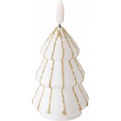 LED candle white tree 12x6x6cm
