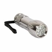 CT-4004 Aluminium 9-LED torche + 3 x AAA