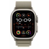 Watch Ultra 2 49mm Titanium Case with Olive Alpine Loop - Large