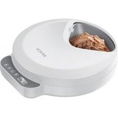 F26 4 Meals Cat Feeder with 2 Ice Packs white