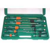 Jonnesway Set of locksmith screwdrivers flat, Ph 10pcs. - D70PP10S