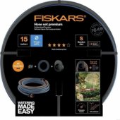 Fiskars FISKARS ZESTAW WĄŻ 1/ 2" 15m - Q4 + UCHWYT NAŚCIENNY FS1027678