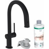 Aqittura M91 FilterSystem 210 1jet Pull-Out Spoul Matt Black + sBox