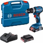GSB 18V-45 2x 2.0Ah, GAL 18V-20, L-Case