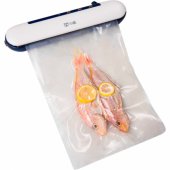 Peach Cordless Vacuum Sealer To-Go! White