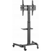Mobile TV Mount Stand with Shelf