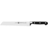 Set. Knife block, bamboo, with 4 knives, sharpening rod and scissors