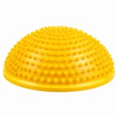 Sensory Hemisphere for Massage and Balance Exercises, Yellow, 16 cm