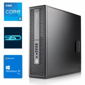 EliteDesk 800 G2 SFF i5-6600 8GB 480GB SSD Win10Pro ReNew